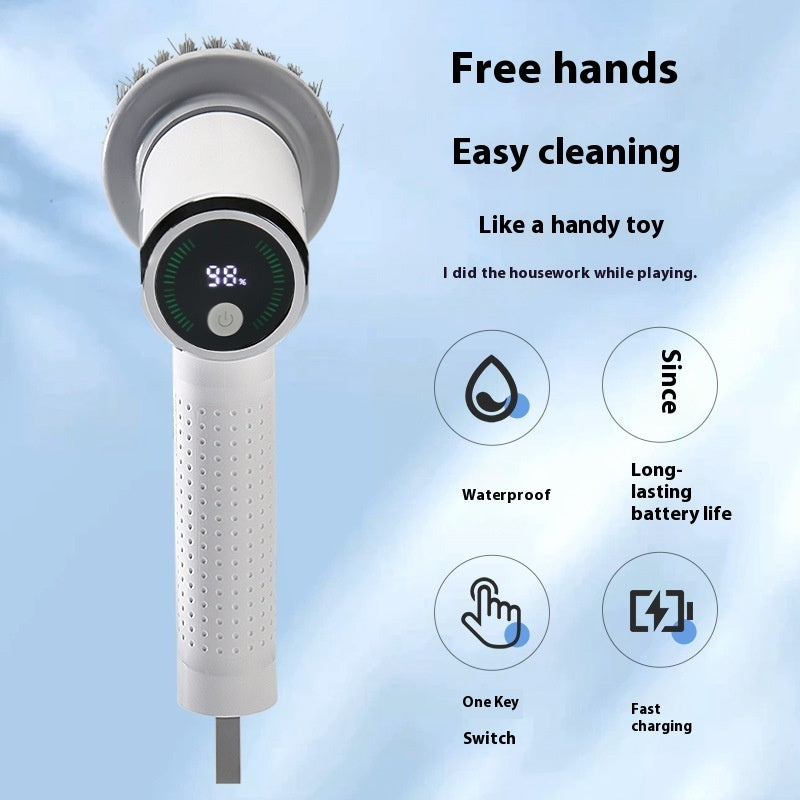 Electric Cleaning Brush for Effortless Kitchen & Sink Cleaning