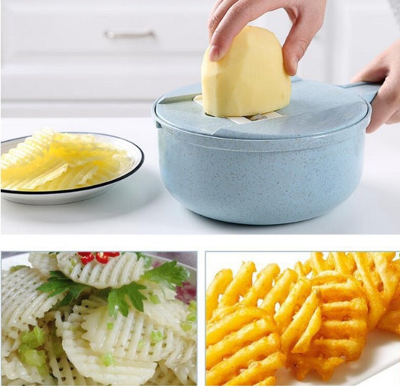 8-in-1 Vegetable Slicer for Faster, Easier Meal Prep
