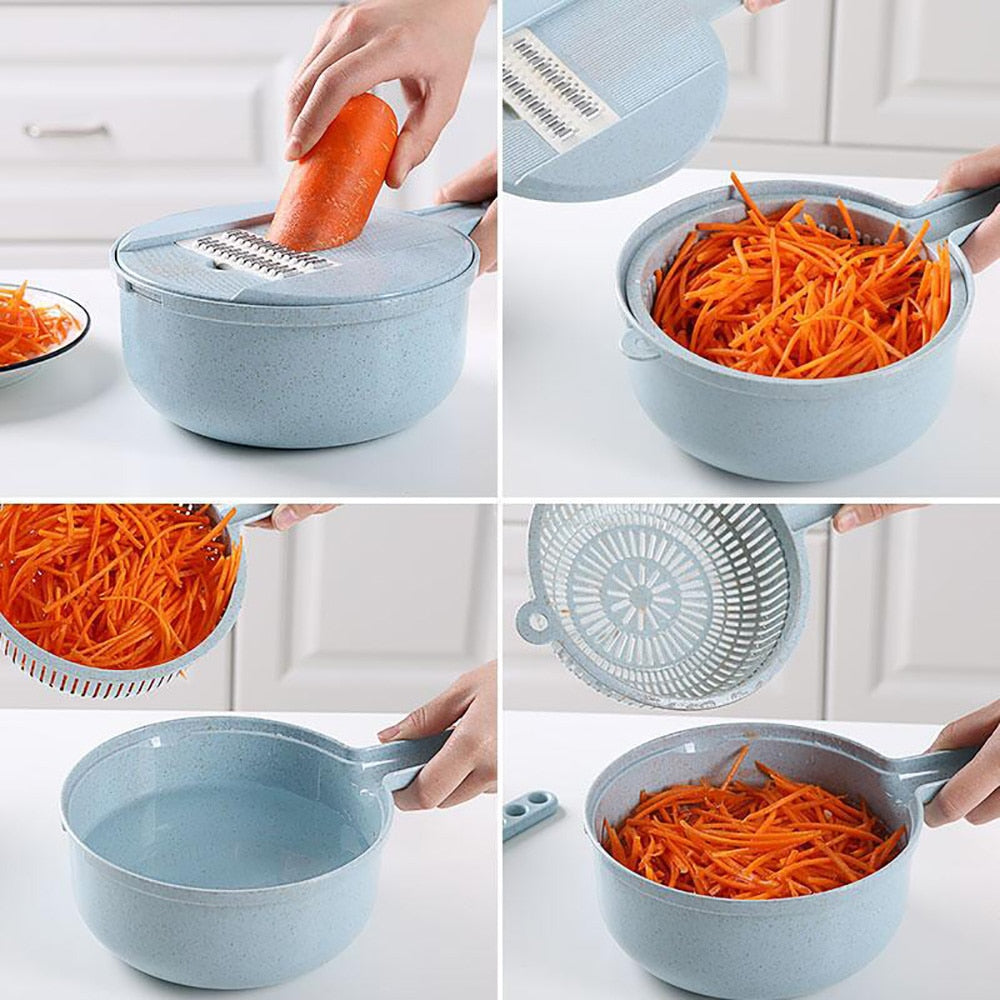 8-in-1 Vegetable Slicer for Faster, Easier Meal Prep